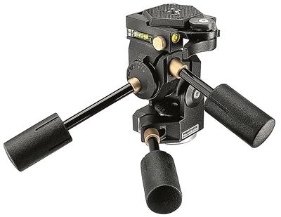 Manfrotto 3D Super Pro 3-way tripod head with safe