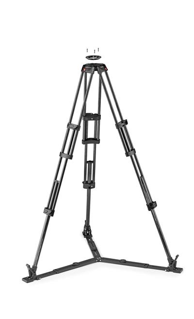 Manfrotto CF Twin leg with ground spreader video t
